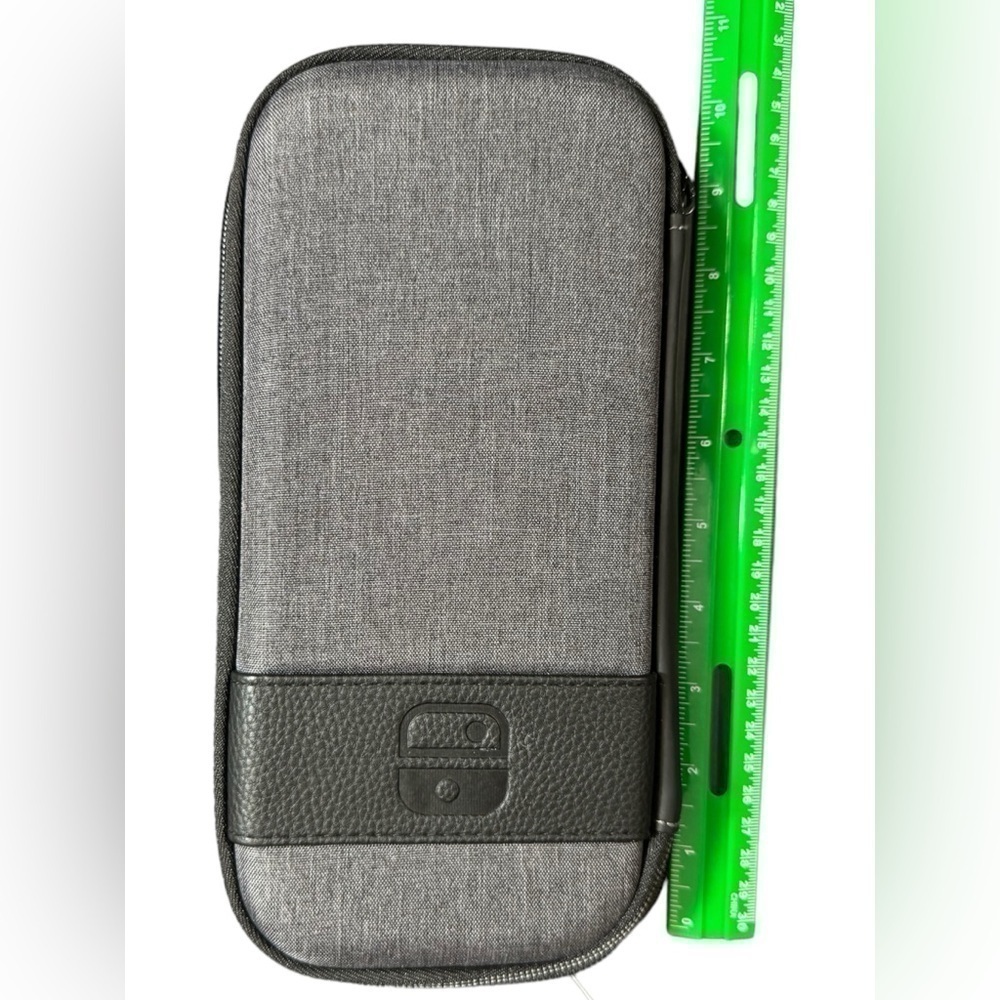 Nintendo Switch Carrying Case Black & Grey w/ Mesh Pocket and internal strap GUC - Picture 15 of 16